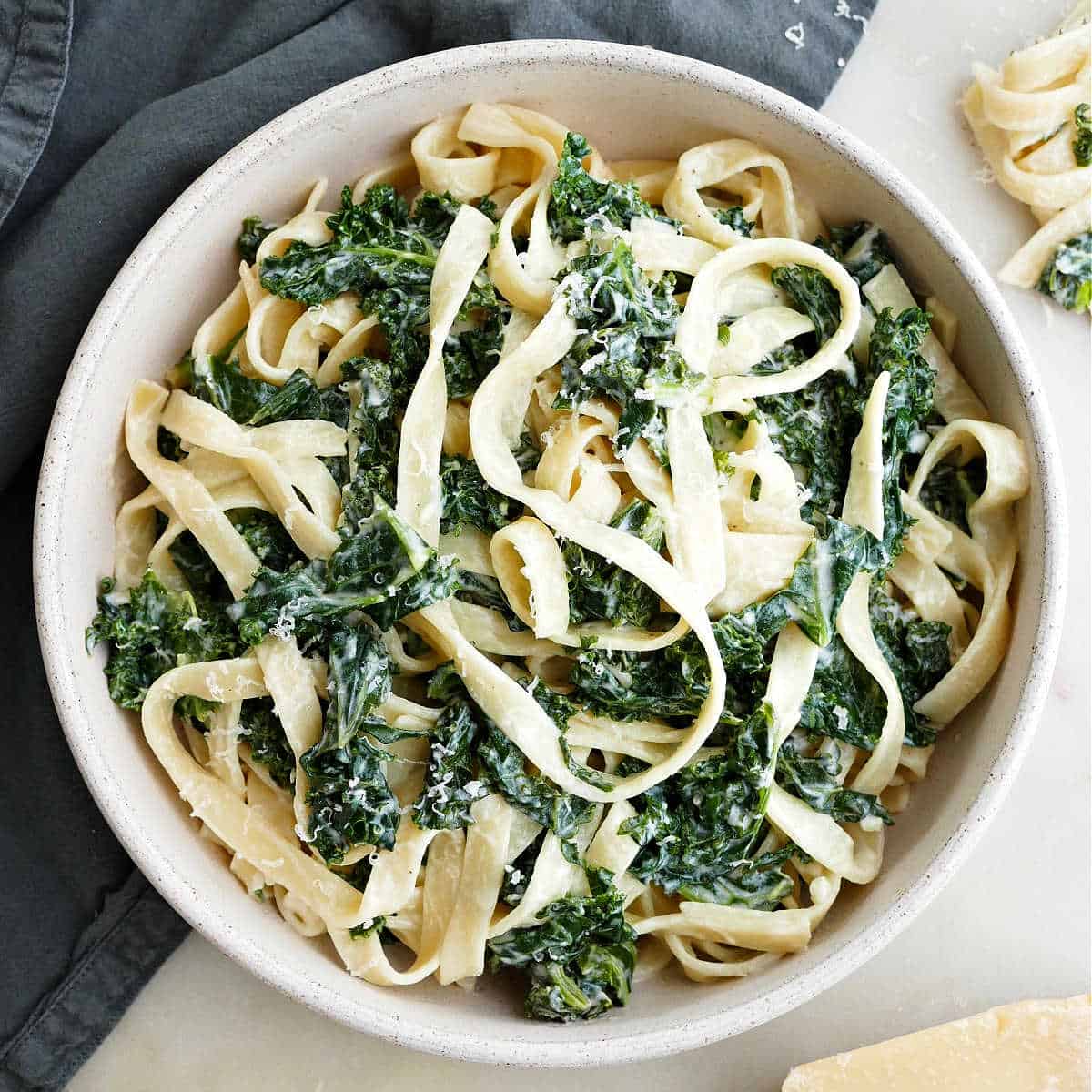 New Recipe Pasta with Creamy Kale Sauce