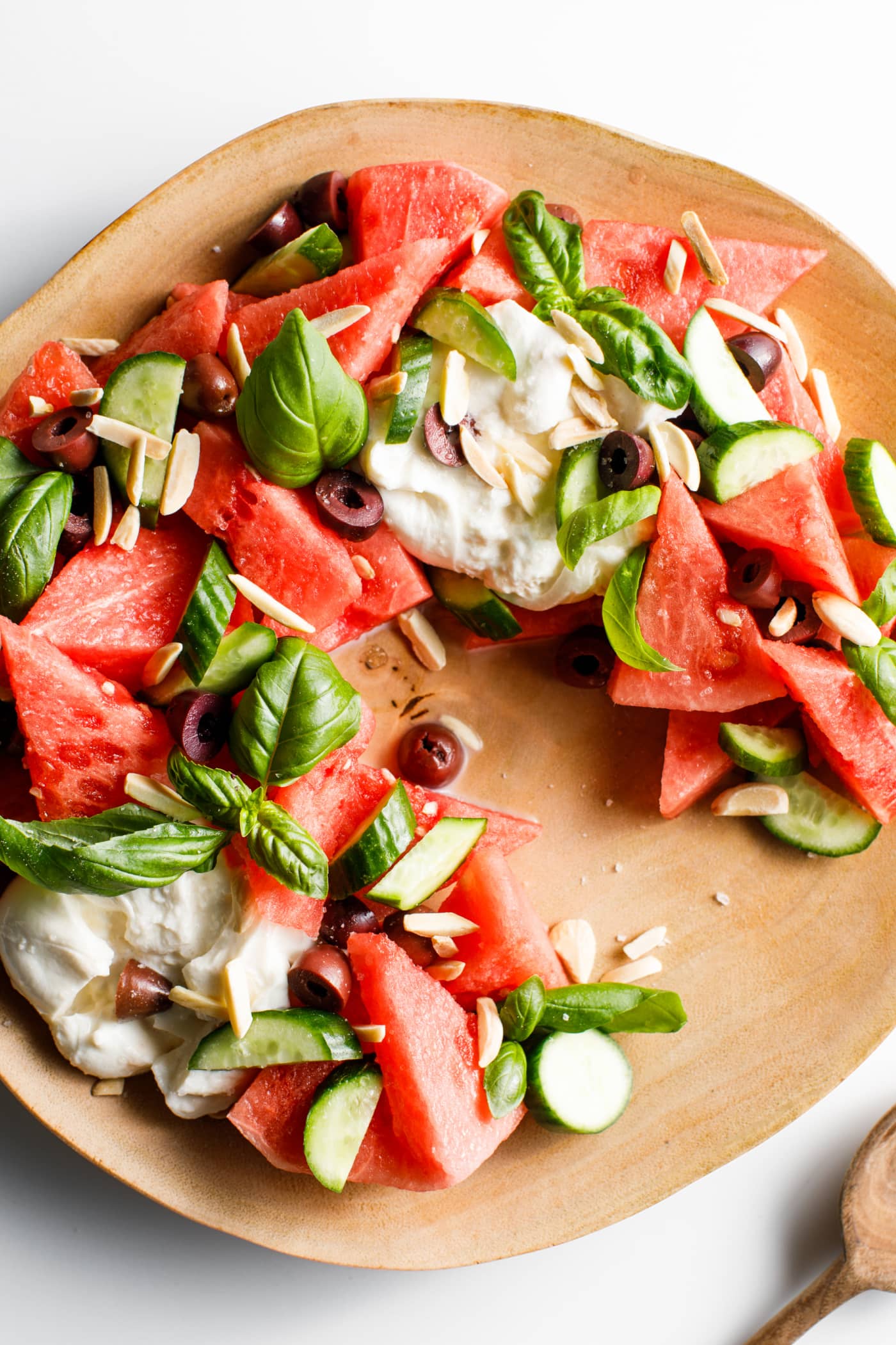 Marinated Watermelon & Burrata Summer Salad