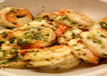 Marinated Grilled Shrimp Scampi with Garlic Butter