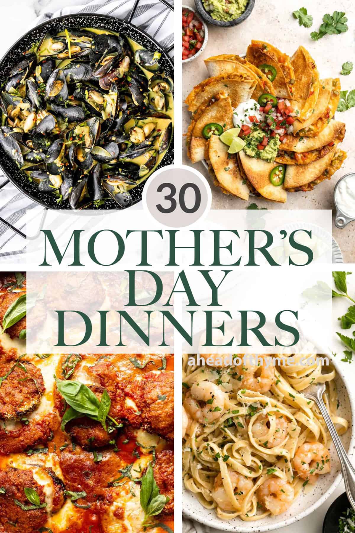 dinner ideas for mother's day