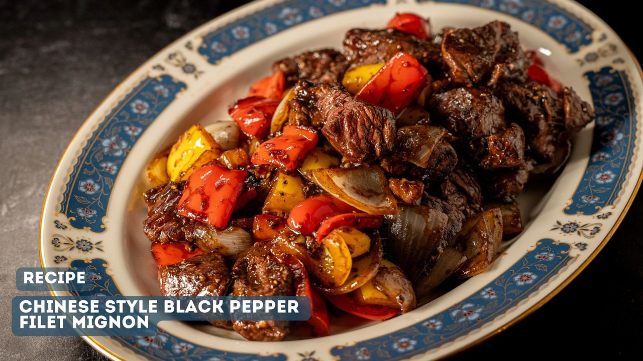 Classic Chinese-American Black Pepper Steak Quick, Savory, and Smoky
