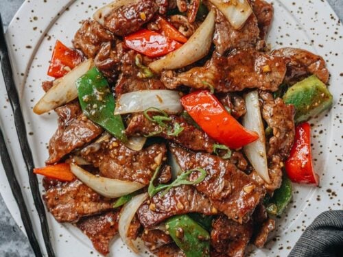 Classic Chinese-American Black Pepper Steak Quick, Savory, and Smoky