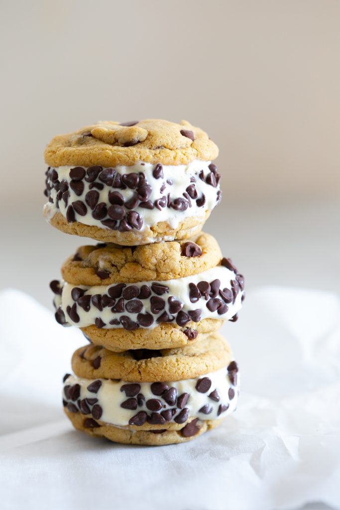 Homemade Chipwich Pie Chewy Cookies Meet Creamy Ice Cream in a Frozen Treat