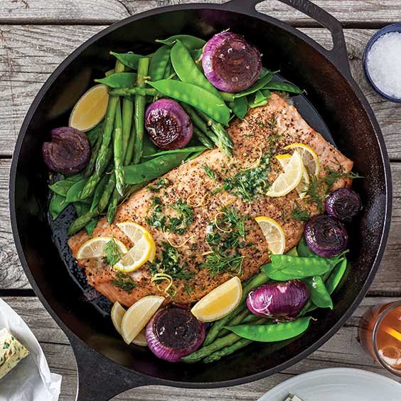 paula deen salmon recipe