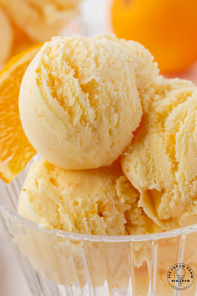 Creamy Orange-Vanilla Frozen Custard
