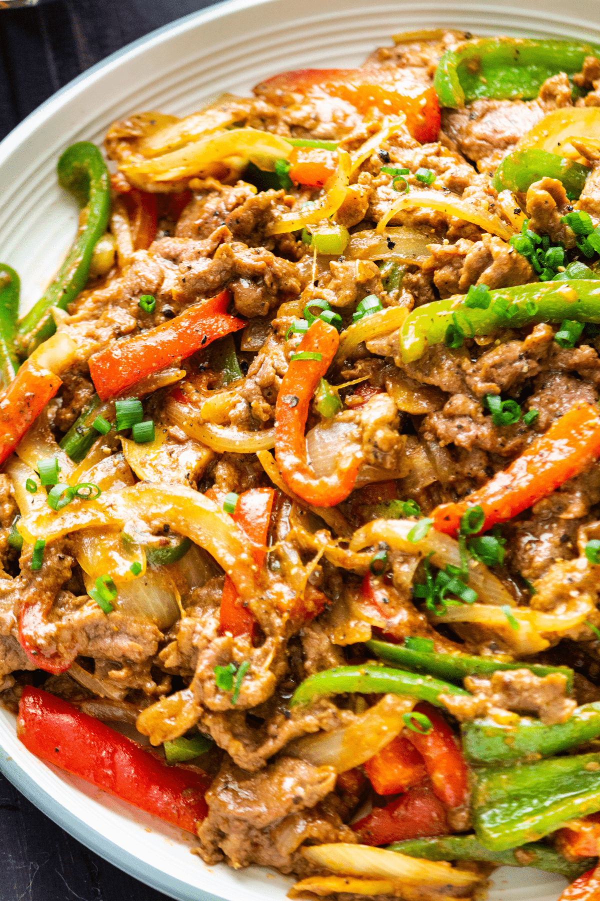 Chinese Pepper Steak Quick Stir-Fry with Wok Hei