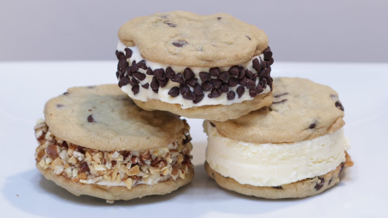 Homemade Chipwich Pie Chewy Cookies Meet Creamy Ice Cream in a Frozen Treat