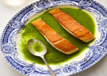 Tender Grilled Salmon with Bright Citrus Salsa Verde
