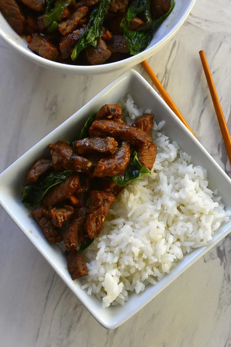 Quick Thai Beef Stir-Fry with Purple Basil and Chiles