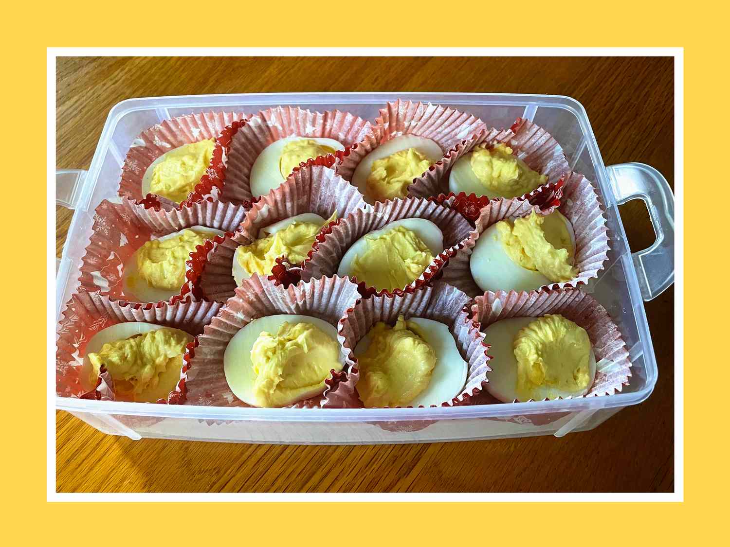 how to store deviled eggs