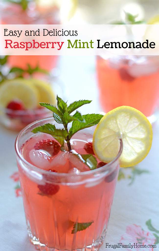 Raspberry Mint Lemonade Recipe