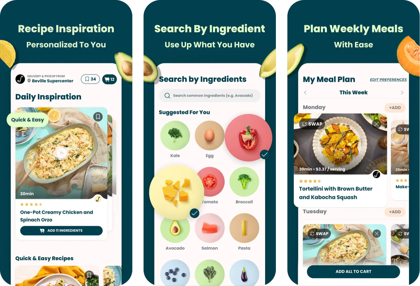 website to put in ingredients and get a recipe