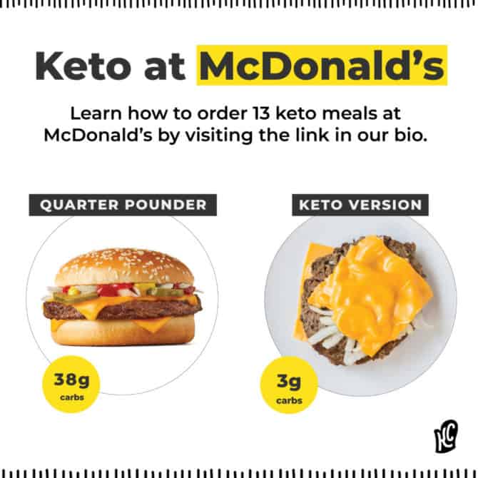 mcdonald's keto breakfast