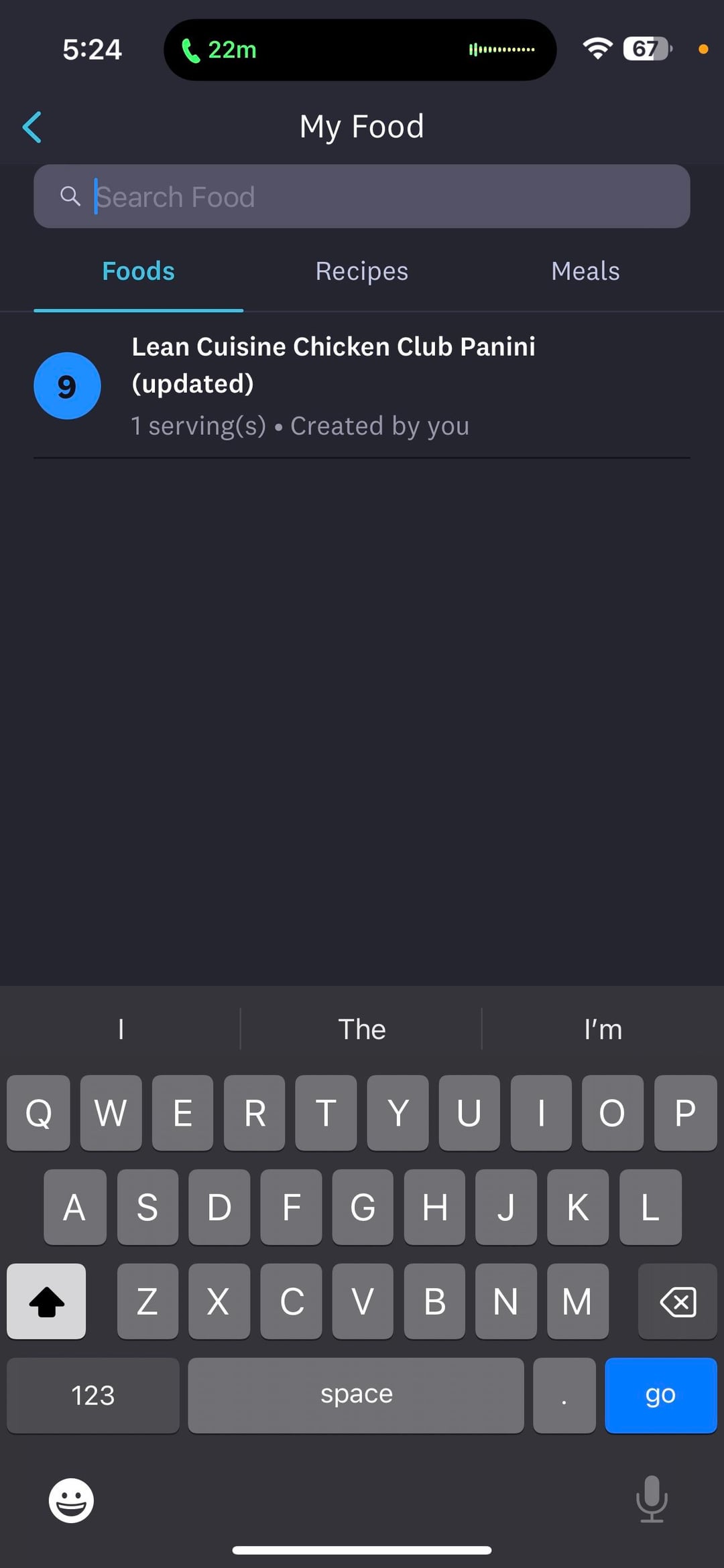 how to create a food on weight watchers app