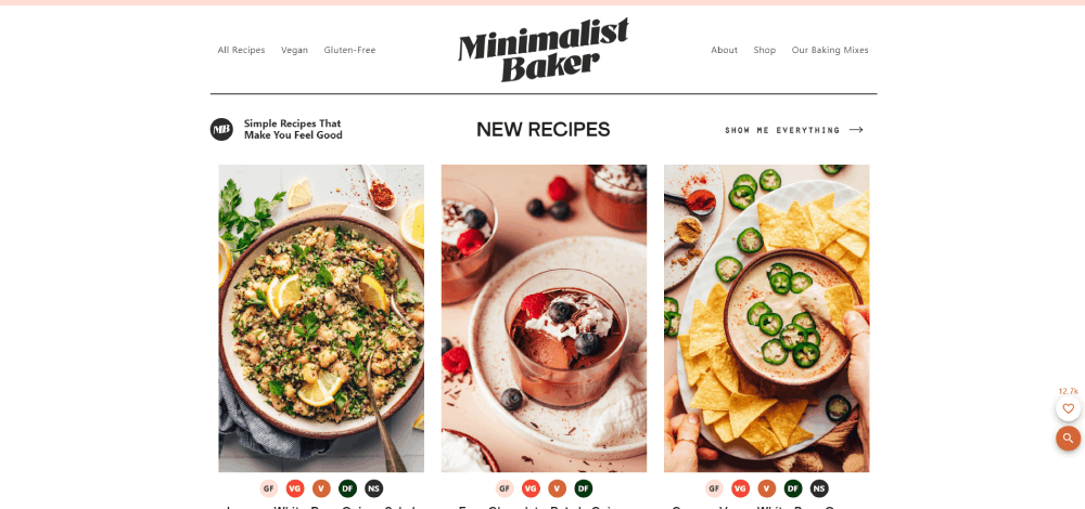 recipe websites