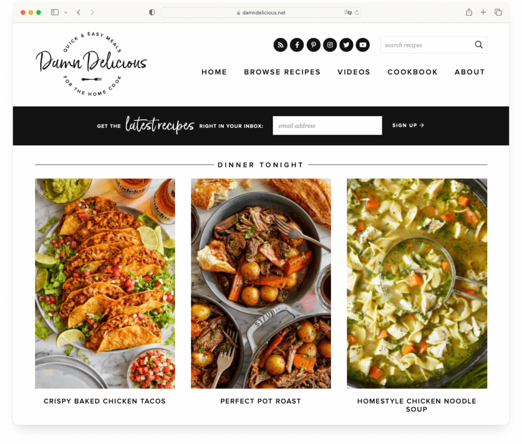 best food recipe sites