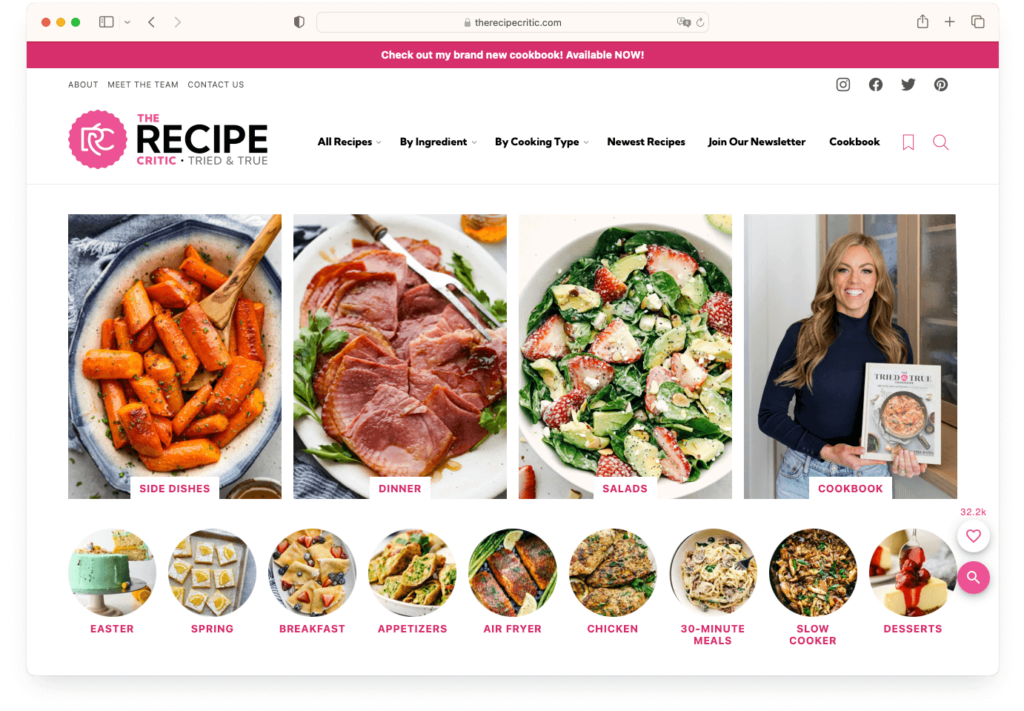 best food recipe sites