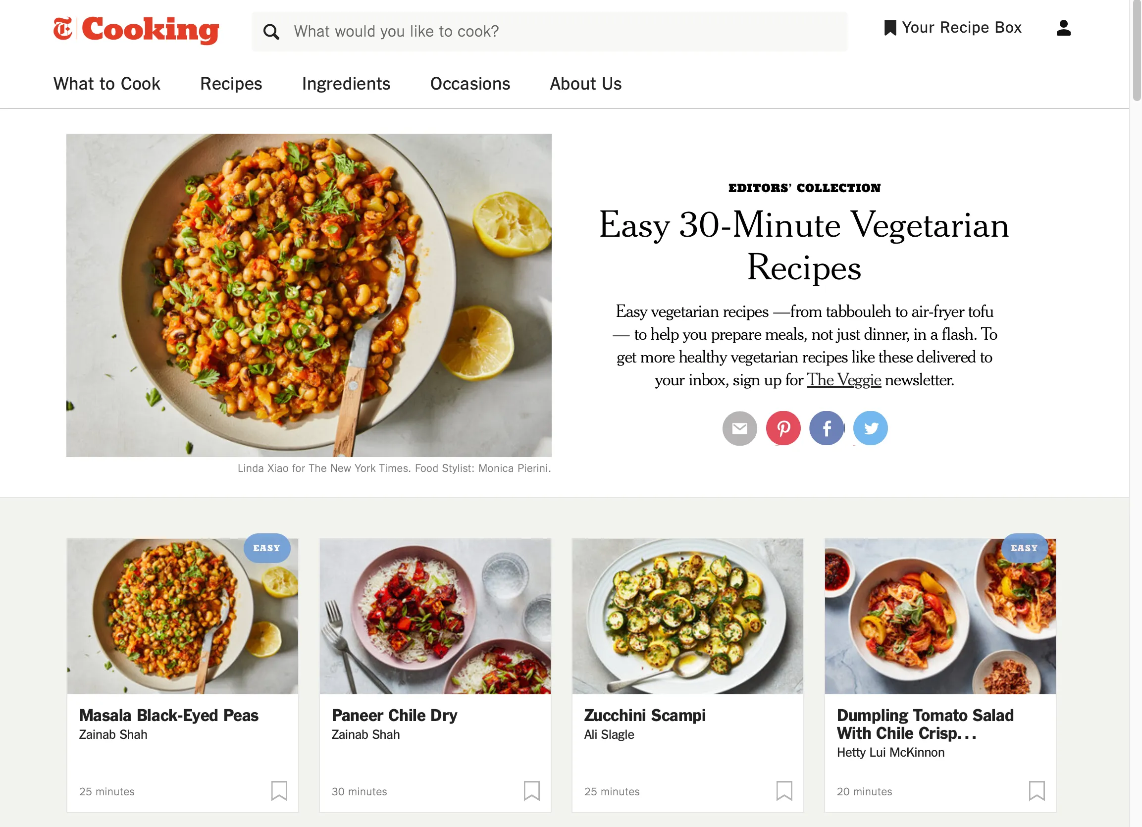 recipe websites