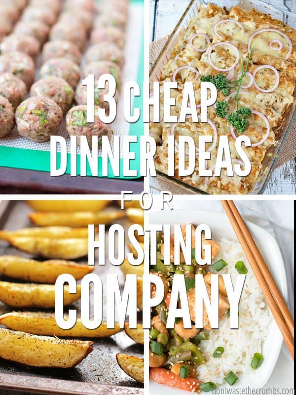 dinner ideas for company