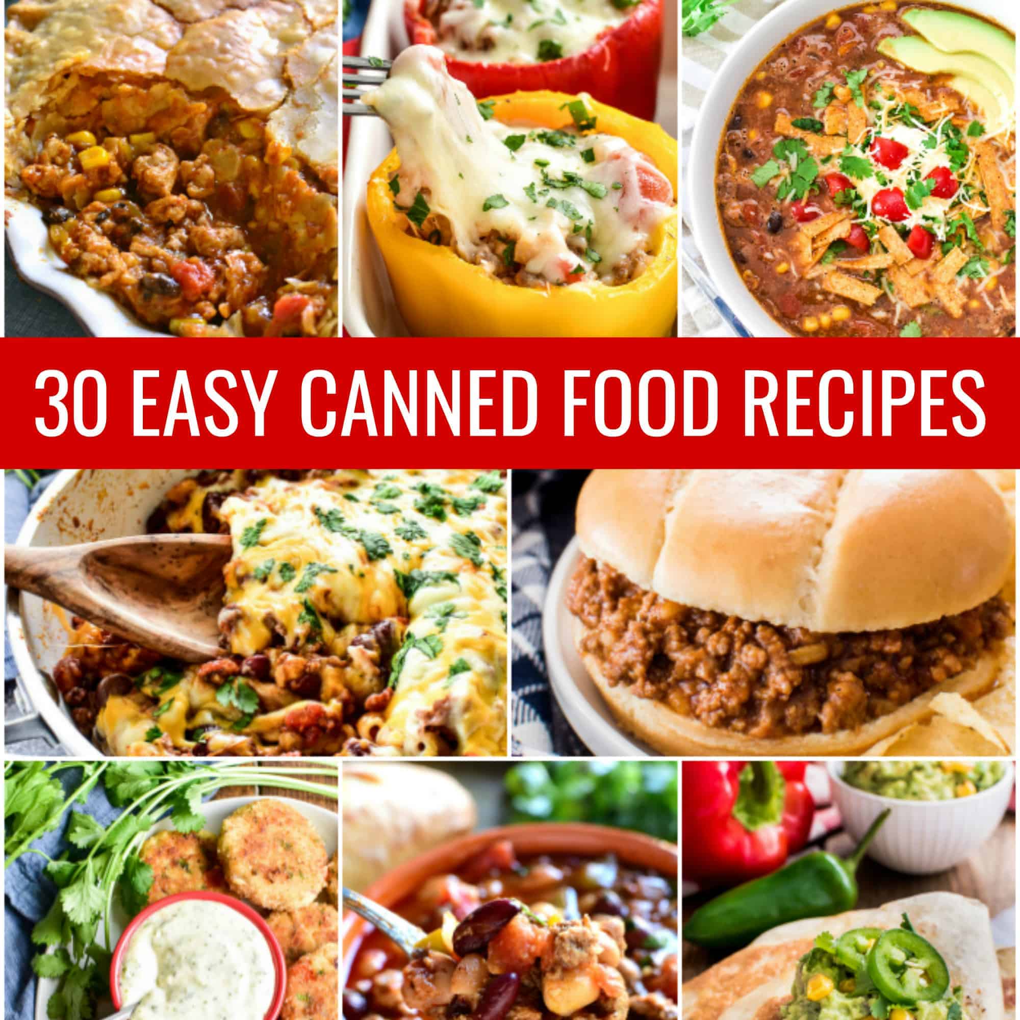 recipes with canned goods