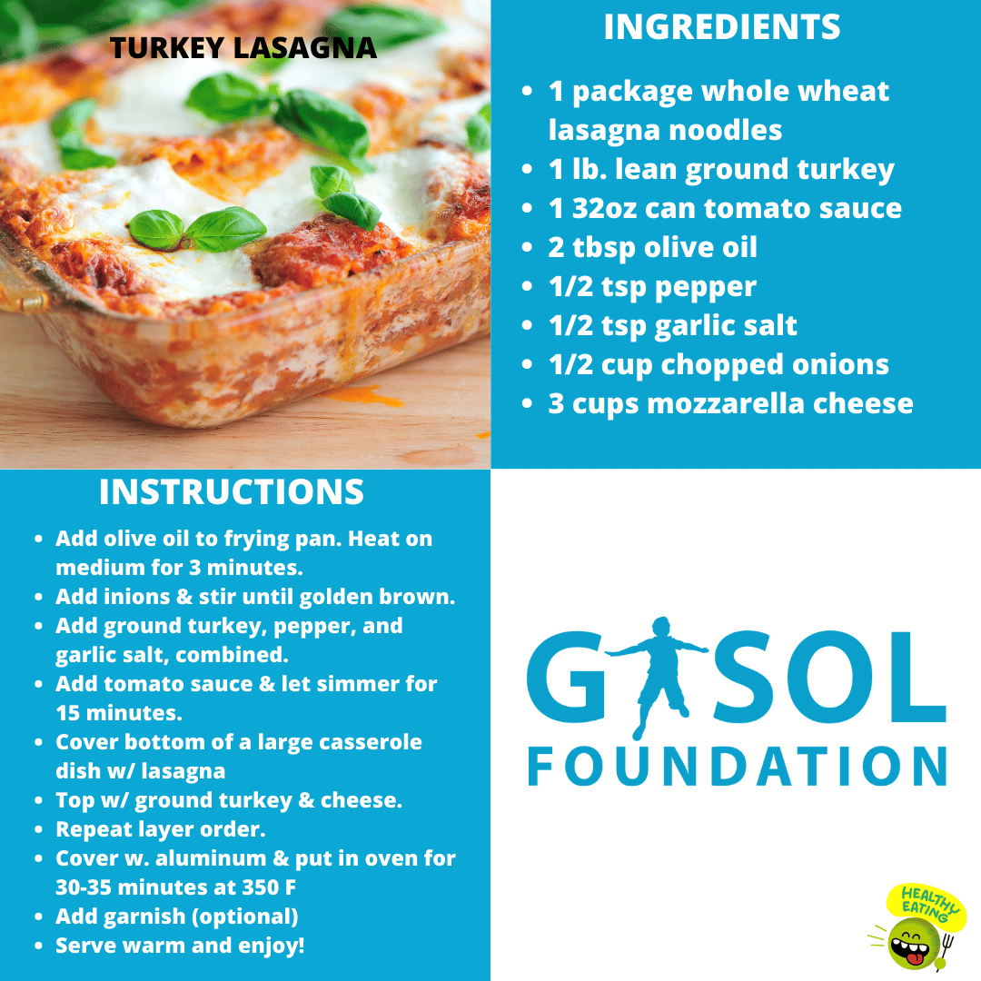 recipe with ingredients